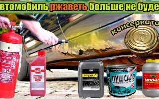 Чем замазать ржавчину на машине чтобы дальше не ржавела