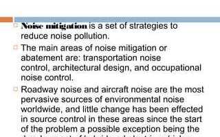 Acoustic noise mitigation что это