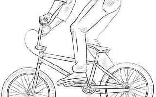 Как нарисовать велосипед bmx 3d фломастерами