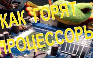 Как быстро нагревается процессор без кулера