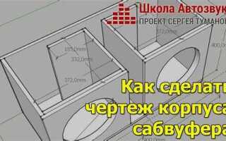 Как рассчитать объем короба для сабвуфера