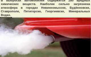 Что снимают с машин возле выхлопных газов