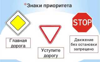 Знак уступи дорогу кому уступать