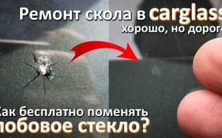 Какие сколы на лобовом стекле можно не ремонтировать