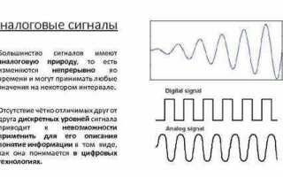 Как перевести аналоговый сигнал в цифровой
