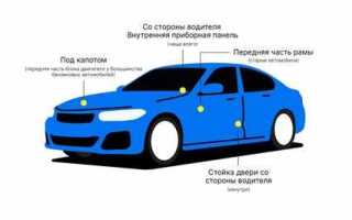 Где находится vin код автомобиля