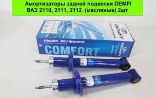 Какой срок службы передних амортизаторов ваз 2110