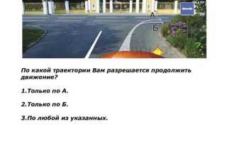 По какой трек тори вам разрешается продолжить движение