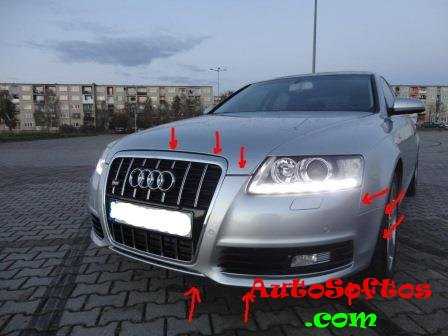 Как аккуратно снять задний бампер Audi Q7 без повреждений