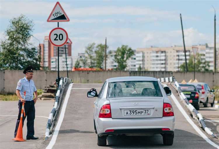 Процесс сдачи параллельной парковки у бордюра