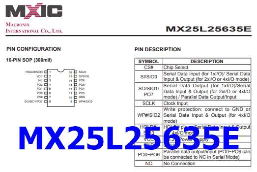 Mx25l25635emi 12g чем прошить программатор