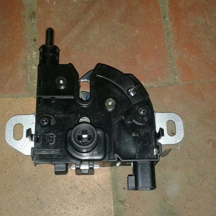 Расположение рычага на модели Ford Ka второго поколения