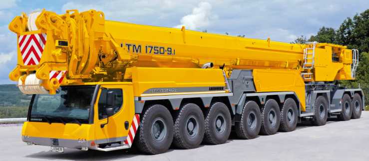 Модельный ряд кранов Liebherr грузоподъёмностью 1200 тонн и различия в стоимости