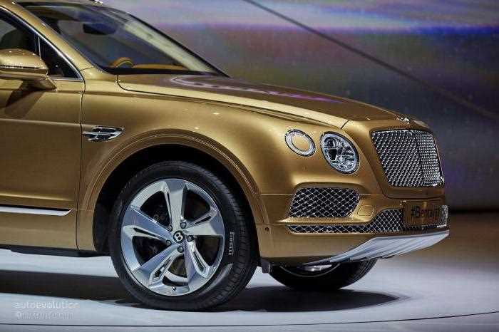Какие модели внедорожников Bentley официально продаются в России