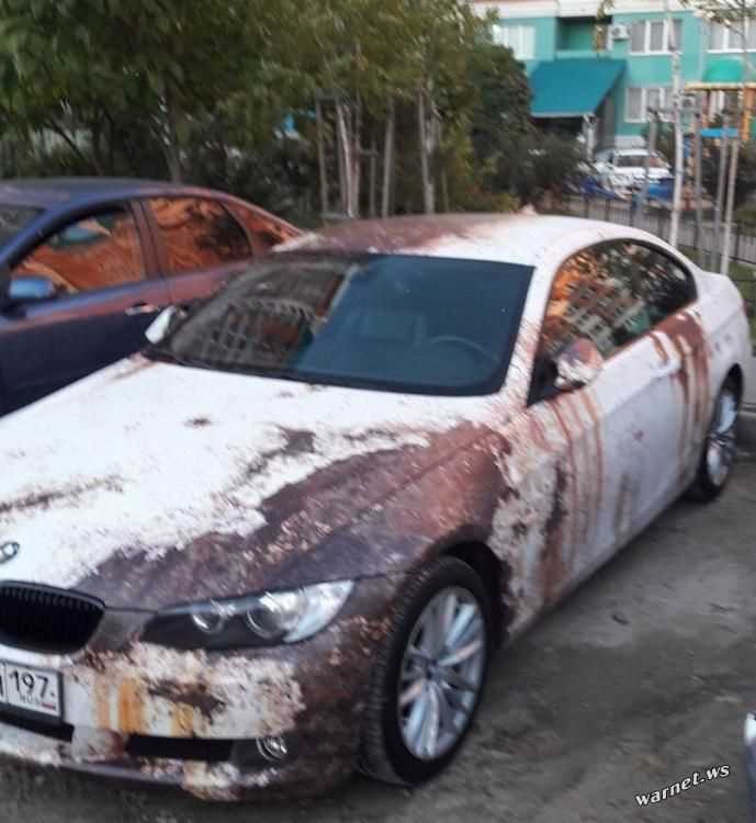 Где можно увидеть автомобили в стиле ржавчины?