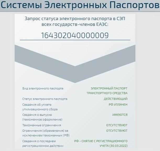 Как найти номер ICCID в электронном паспорте транспортного средства