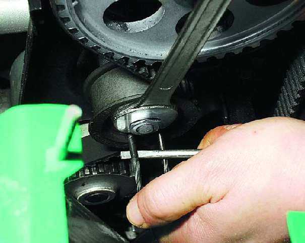 Установка нового ремня с соблюдением меток