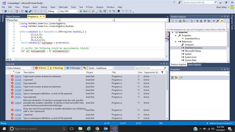 Как построить график в c visual studio