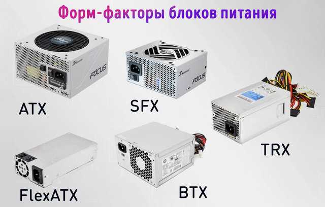 Как узнать форм-фактор блока питания ATX, SFX и другие