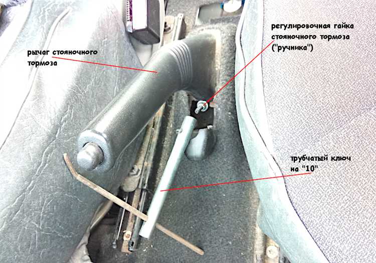 Проверка работы ручного тормоза после регулировки