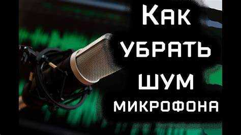 Использование программного обеспечения для подавления шума