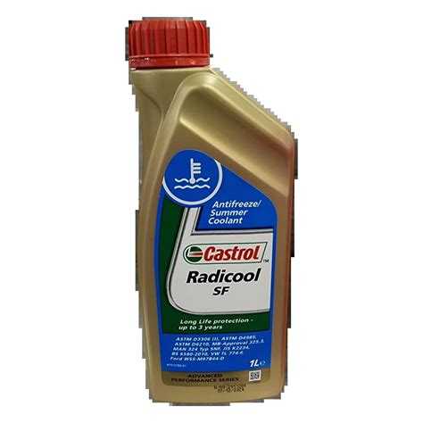 Определение необходимой концентрации антифриза Castrol Radicool SF