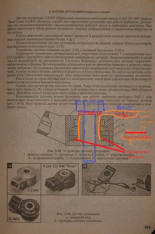 Влияние неисправного датчика детонации на работу мотора