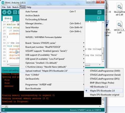 Как прошить stm32 через uart