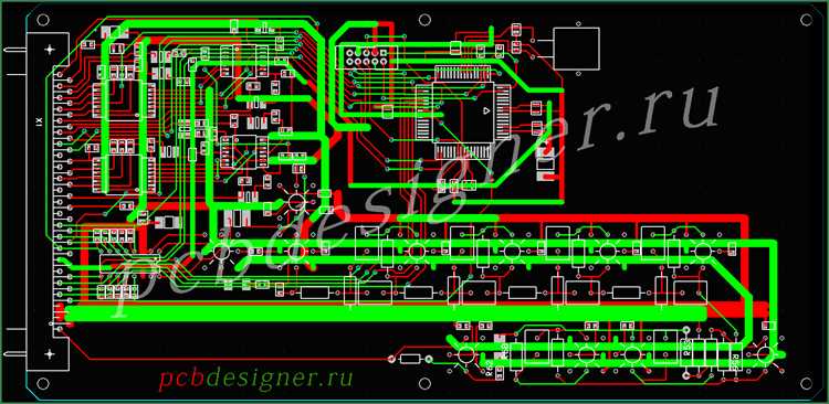 Как сделать трассировку печатной платы по схеме