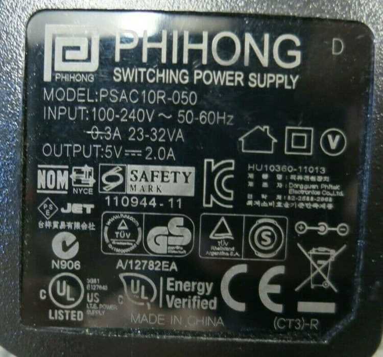Инструкции по безопасному использованию и установке Phihong psac10r 050