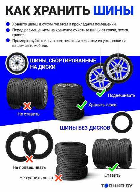 Почему нельзя хранить шины на дисках стоя