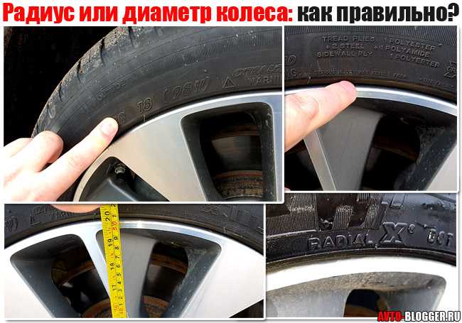 Различие между радиусом и диаметром диска