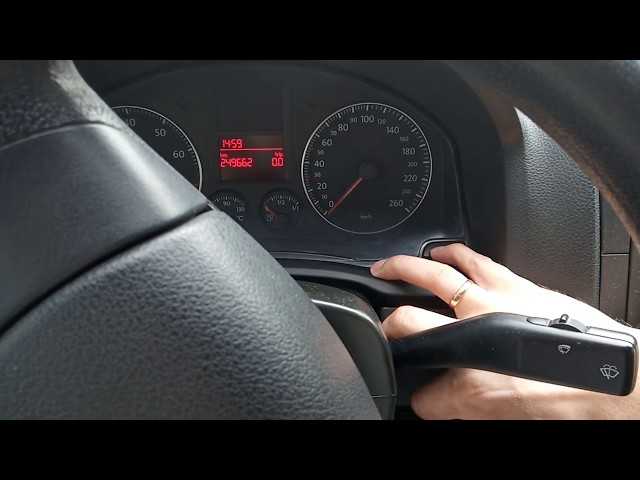 Подготовка автомобиля к сбросу сервисного интервала
